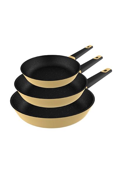 CECOTEC Frying pan set, Polka Experience Vulcano, 20-24-28 cm