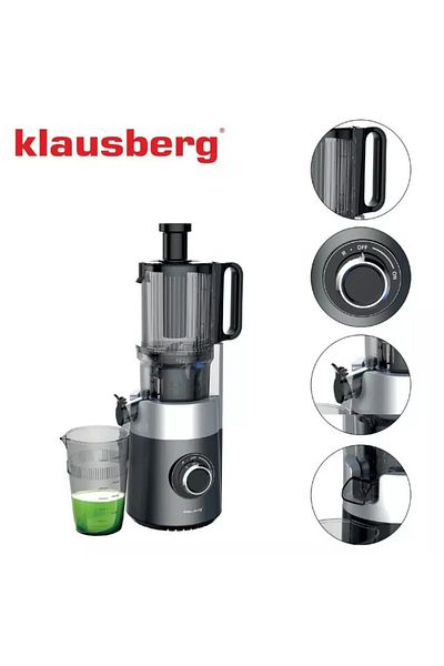 Klausberg KB7881 vertical juicer, gray