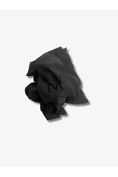 Yiğit Kumaş Flowing Flexible Suit Polyester Combed Fabric, Piece 120X150 cm Black Color