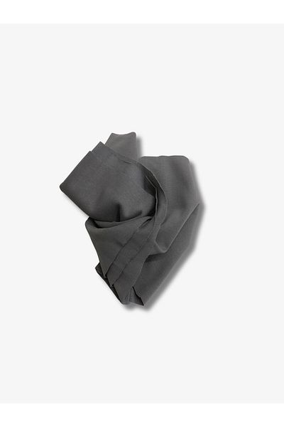 Yiğit Kumaş Rib Fabric, Piece 25X190 cm Gray Color