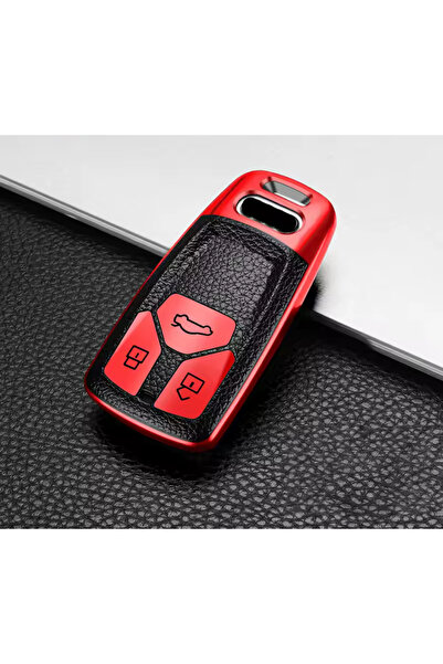 emii auto spare parts أودي A4 A4L A5 Q5 Q7 TT TTS 8S B9 غطاء مفتاح متوافق أحم...