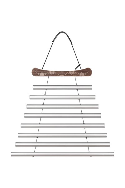 MEINL Sonic Energy MFC8CSHMIS 432 Hz, 24" / 60 Cm 8 Notes C# Minor Meditation Flow Chime (Gümüş))