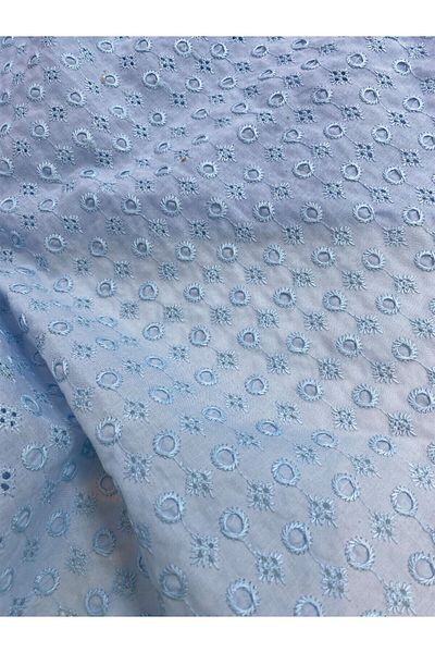 Yiğit Kumaş Fisto Fabric Cotton Baby Blue
