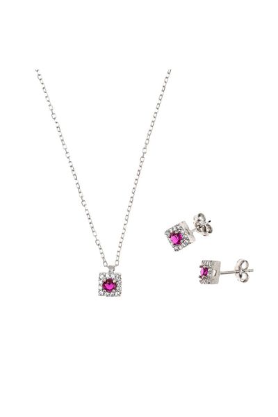 Unika Set Zirconium Ruby