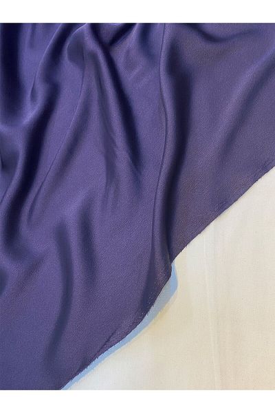 Yiğit Kumaş Thin Satin Fabric Plum Color