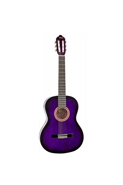 VALENCIA VC101TPPS KLASİK GİTAR, 1/4, MOR, SAP ÇELİKLİ