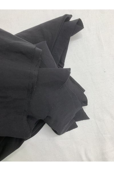 Yiğit Kumaş Flowing Flexible Suit Polyester Combed Fabric, Piece 105X160 cm Black Color