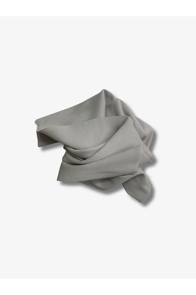 Yiğit Kumaş Gray Camisole (Ribbed Corduroy) Fabric, Piece 45X130 cm