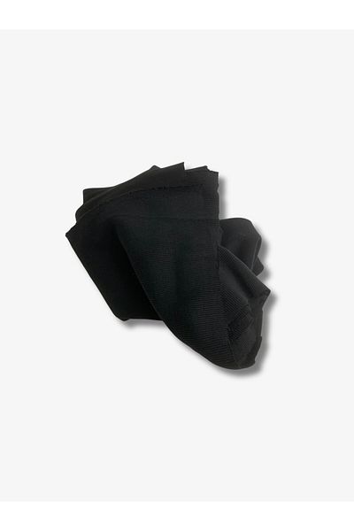 Yiğit Kumaş Black Camisole (Ribbed Corduroy) Fabric, Piece 100X140 cm