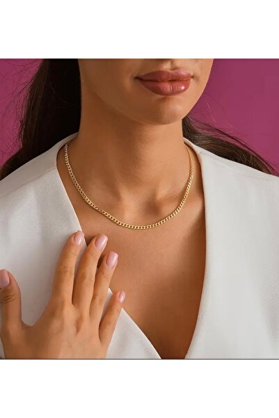 derokas Elegant Stylish Jeweler Model Tarnish-Free Steel Necklace