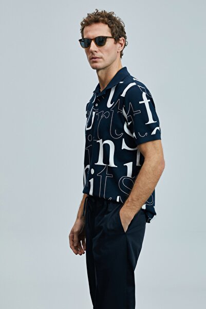 Lufian Lufi̇an Diamand Smart Men's Polo T-Shirt 40219