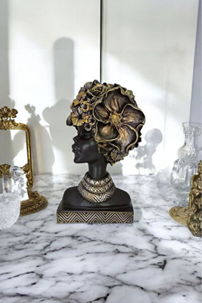 Harmoni Art Dekoratif Afrikalı Kadın Biblo