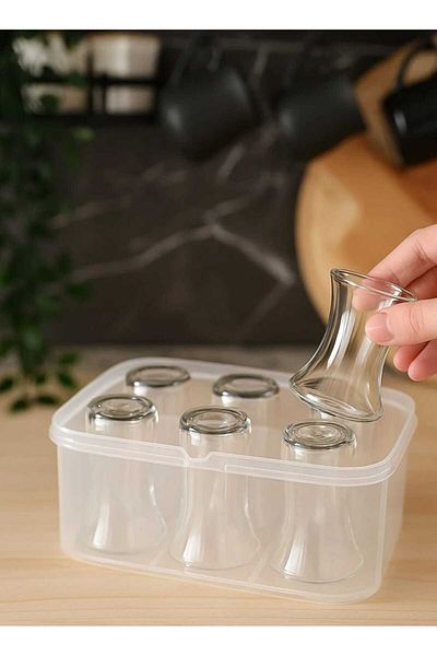 kamptek kamp teknolojisi Tea Cup Storage Carrying Box Travel Picnic Caravan Cup Holder Kamptek