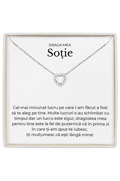 The Jewel Heart Bijuterii strălucitoare pentru soție, cadoul perfect care ref...