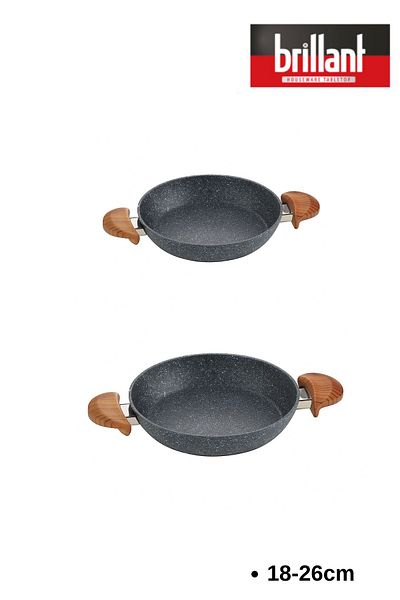 Brillant Alpha Bio Granite 2-Piece Pan Set 18- 26 cm