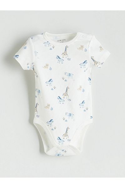 LC Waikiki Summer Collection Printed Baby Boy Snapback Body 3-Piece City