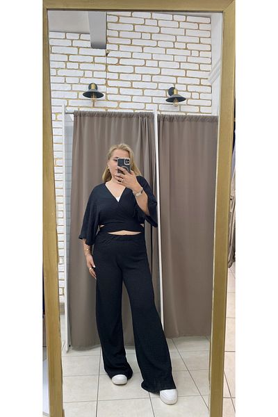 TUBA TOPTAŞ Gofre Pocketless Pants