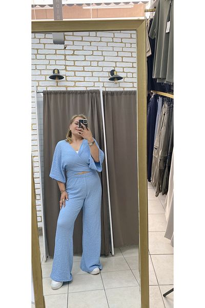 TUBA TOPTAŞ Gofre Pocketless Pants