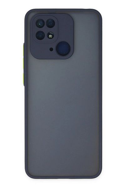 CepteToptan حافظة هاتف Xiaomi Redmi 10C من السيليكون مونتريال - أزرق داكن - MKİ6435-1489
