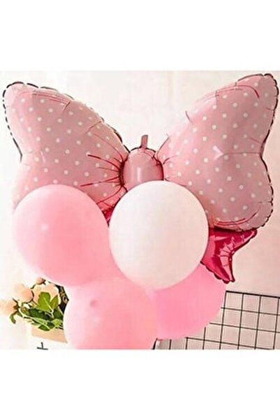 ikm balon Fiyonk Folyo Balon Pembe 60*90 cm BÜYÜK BOY