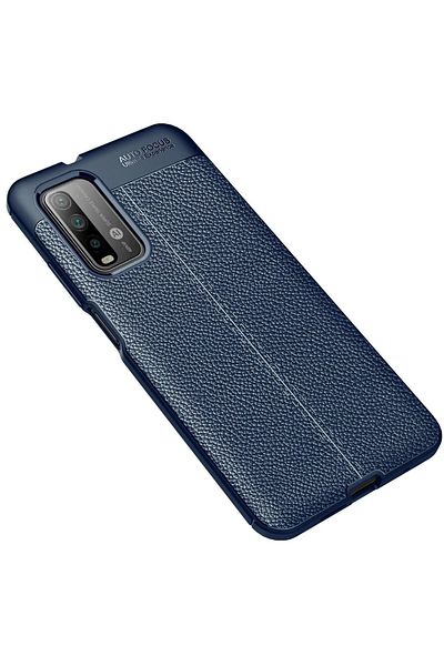 CepteToptan غطاء حماية Xiaomi Redmi 9T بتركيز تلقائي - أزرق داكن - MKİ2180-9297