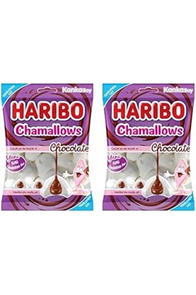 ASİTAN Haribo Chamallows Choco-Soft 62 g 2Li Package, 2 Pcs