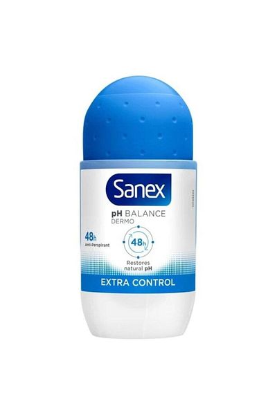 Sanex Deodorant roll-on antiperspirant 48h Sanex Extra Control pH Balance Dermo 50ml