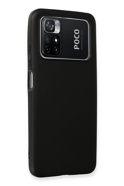 CepteToptan حافظة هاتف Xiaomi Poco M4 Pro 4G من السيليكون الأول - أسود - MKİ6242-2881