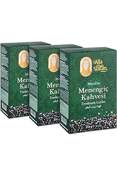 ASİTAN قهوة علاية سلطان ماردين ميننجيك 250 جرام (عبوة من 3 قطع) - طعم غني أصل...