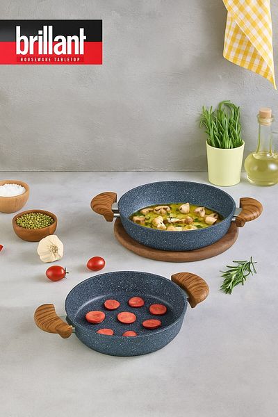 Brillant Alpha Bio Granite 2-Piece Pan Set 18- 26 cm