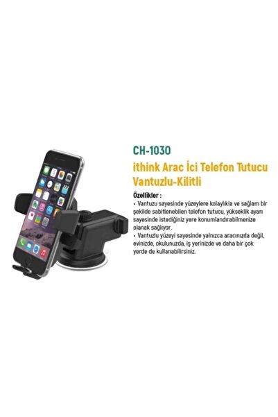 BÜŞBEY TİCARET Araç Içi Telefon Tutucu Vantuzlu