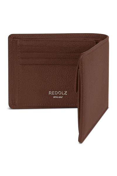 REDOLZ Leather Essentials QF wallet RFID leather 12 cm fold-out