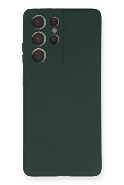 ykavm Newface Samsung Galaxy S21 Ultra Case Nano Inside Velvet Silicone - Dar...