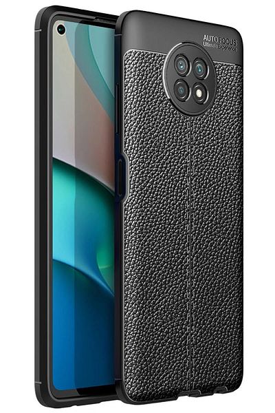 CepteToptan غطاء حماية اتوماتيك فوكس لهاتف Xiaomi Redmi Note 9 5G - اسود - MKİ5526-7549