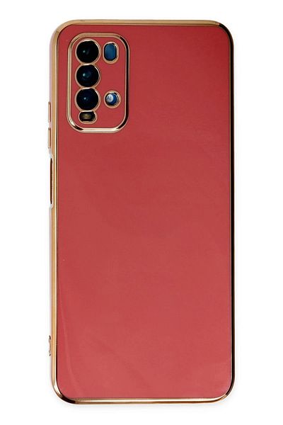 CepteToptan جراب هاتف Xiaomi Redmi 9T من السيليكون - أحمر - MKİ5030-8472