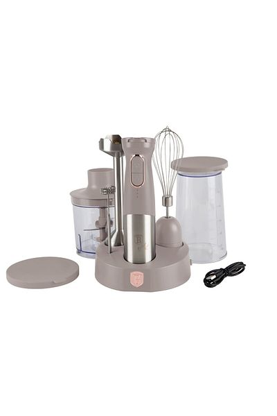 Berlinger Haus Taupe Berlinger Haus BH 9558 vertical blender set with battery