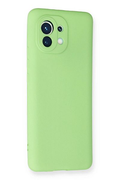 CepteToptan حافظة هاتف Xiaomi Mi 11 من السيليكون الأول - أخضر - MKİ6284-5783