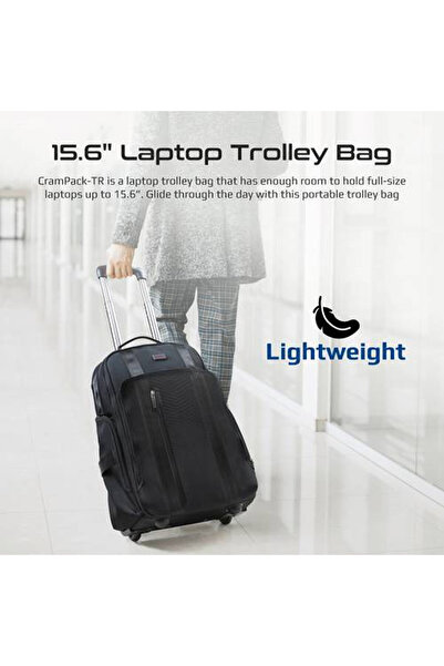 Promate 15.6" Versatile Wheeled Laptop Bag
