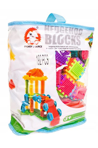 İSP Construction Set Type Tepi 192 Pieces "ISP Blocks", Motor Development and Intelligence For Children, Non
