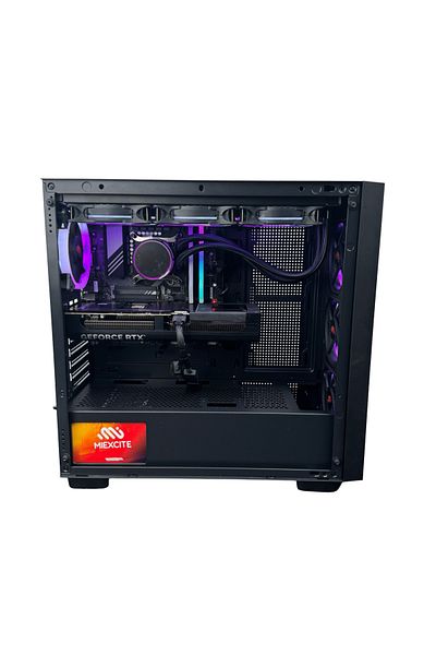 MIEXCITE Pc I7-14700 Rtx 5070ti B760 32gb 360lc Ddr5 Black