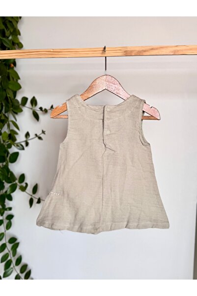 KapsülBebek 100% Cotton Summer Baby Dress – One-Piece Casual Baby Girl Dress