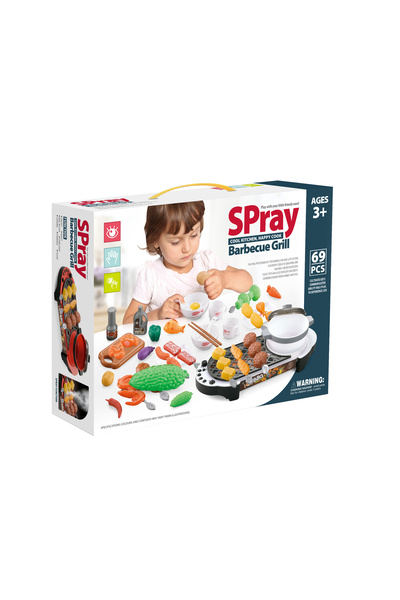 İSP Complete Kitchen Grill Set, "LikeSmart Barbeque", sound and light effects, set includes 69 items