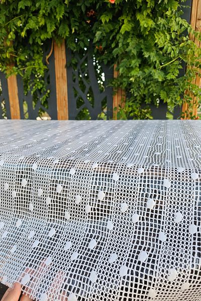 Rona Home Wicker Luxury Pvc Coated Erasable Transparent Table Cloth Pvc Waterproof Luxury Oilcloth Table Cloth