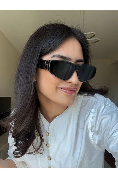 RoseandRoses Blancea Logo Detailed New Season Sunglasses Black