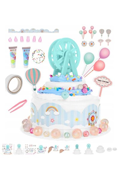 İSP Complete DIY Cake Decoration Set "LiKeSmart Birthday Cake", Multiple Accessories
