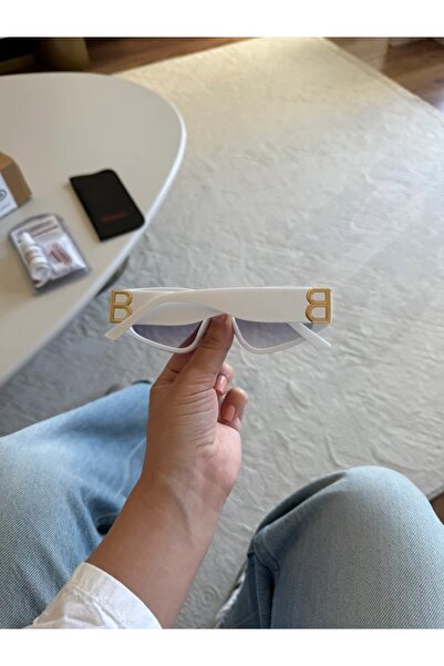 RoseandRoses Blancea Logo Detailed New Season Sunglasses White