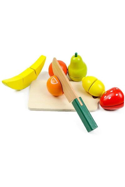 İSP Wooden fruit and vegetable bucket "ISP Bucket" without sharp edges, contains chopper and knife, p