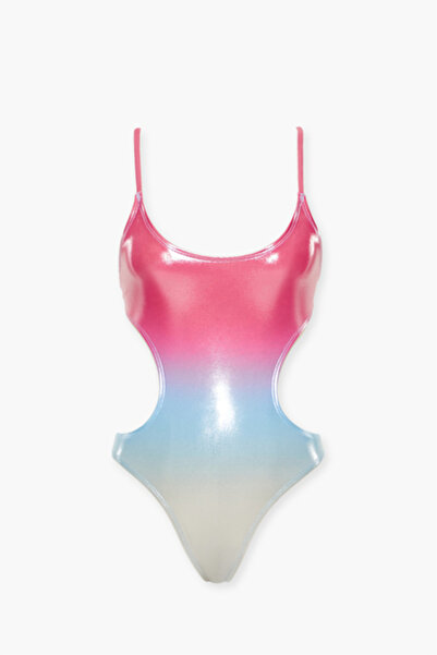 Forever 21 Parlak Kumaş Mayokini