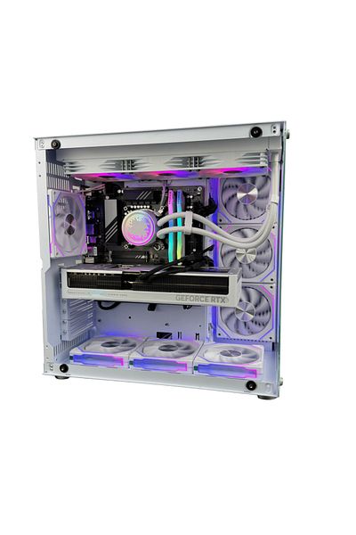 MIEXCITE Pc I5-14400f Rtx 5070 B760 32gb 360lc Ddr5 White
