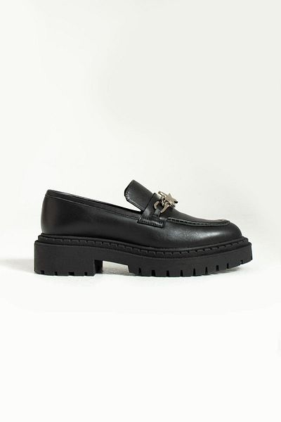Bestyle Lutz Women's Black Real Leather Loafer